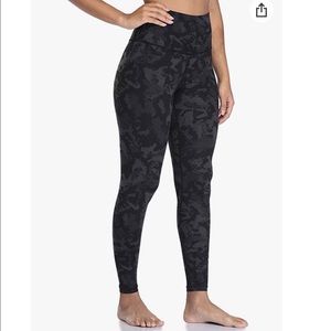 Lululemon Align Dupe Black Camo Workout Leggings